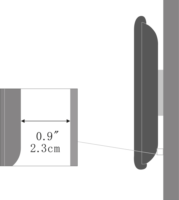 Stell SHO2021 40-65" LCD TV / Monitor fali tartó konzol - Fekete