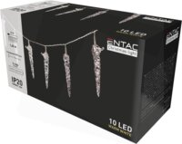 Entac ECL-ICI-10WW Kültéri Beltéri jégcsap fényfüzér 1.65m - Hidegfehér