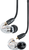 Shure AONIC 215 Vezetékes Fülhallgató Headset - Fekete/Átlátszó