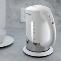 Smapp Cordless Vízforraló 1.7L 2200 Watt - Fehér / Ezüst