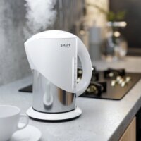 Smapp Cordless Vízforraló 1.7L 2200 Watt - Fehér / Ezüst