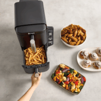 Ninja SL300EU AirFryer Double-Stack Forrólevegős Sütő 7.6L 1700 Watt - Fekete