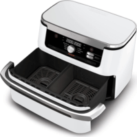 Ninja AF500EUWH AirFryer Forrólevegős sütő 10.4L 2470 Watt - Fehér