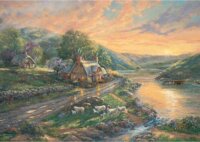 Schmidt Spiele Thomas Kinkade Studios Hajnal a Smaragd-völgyben 1000 darabos puzzle