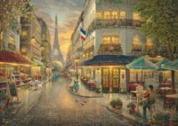 Schmidt Spiele Thomas Kinkade Studios Festői Párizs 1000 darabos fa puzzle