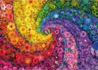 Schmidt Spiele Színes virágörvények 2000 darabos puzzle