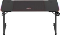 Huzaro Hero 3.3 RGB Gamer asztal 140 x 58 x 74 cm - Fekete