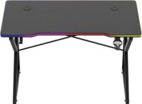 Huzaro Hero 1.7 RGB Gamer asztal 120 x 60 x 75 cm - Fekete
