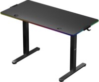 Huzaro Hero 8.2 RGB Elektromosan állítható Gamer asztal 120 x 60 x 72-118 cm - Fekete
