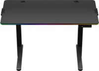 Huzaro Hero 8.2 RGB Elektromosan állítható Gamer asztal 120 x 60 x 72-118 cm - Fekete