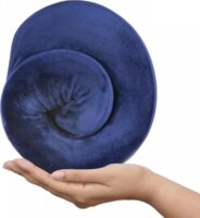 Qmed Plusz Memória habos Utazó nyakpárna 30 x 28 x 10 cm - Kék