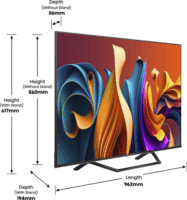 Hisense 43" 43A7NQ 16:9 4K UHD SMART QLED TV