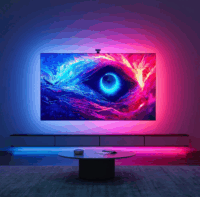 Govee H605C312 Envisual TV RGBIC Dekor LED háttérvilágítás T2 Dual kamerával (75"- 85")