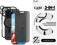 PanzerGlass 3in1 Privacy Protection Apple iPhone 16 Pro készlet - Átlátszó / Fekete