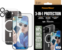 PanzerGlass 3in1 Protection Apple iPhone 16 Pro Telefon tok készlet - Átlátszó