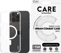 PanzerGlass Care Flagship Colors Apple iPhone 16 Pro Max Magsafe tok - Átlátszó / Fehér