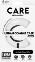 PanzerGlass Care Flagship Colors Apple iPhone 16 Pro Magsafe tok - Átlátszó / Fekete