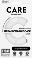 PanzerGlass Care Flagship Colors Apple iPhone 16 Pro Magsafe tok - Átlátszó / Fehér