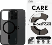 PanzerGlass Care Flagship Smokey Apple iPhone 16 Pro Magsafe tok - Fekete