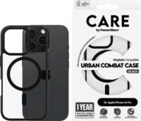 PanzerGlass Care Urban Combat Apple iPhone 16 Pro Magsafe tok - Átlátszó / Fekete