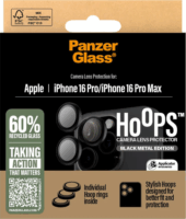 PanzerGlass Hoops Apple iPhone 16 Pro / 16 Pro Max kameravédő üveg - Fekete