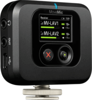 Shure MoveMic Two Kétcsatornás Lavalier csiptetős mikrofon szett - Fekete