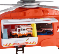 Mattel HXM74 Matchbox Mentőhelikopter 40cm - Narancs