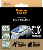 PanzerGlass Snappie Full Body Apple Watch 1/2/3/10 Tok + kijelzővédő - Átlátszó (42mm)
