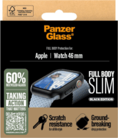 PanzerGlass Snappie Full Body Apple Watch 10 Tok + kijelzővédő - Fekete (46mm)