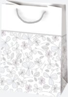 Iris Ajándék Papírtáska (23 x 32 x 11 cm) - Arany / ezüst
