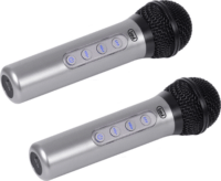 Trevi EM 415 R Vezeték nélküli Studio Mikrofon szett 2db - Ezüst