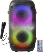 Esperanza EP156 RGB Bluetooth Karaoke Party Hangszóró Mikrofonnal 20W - Fekete