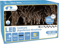 Dekortrend Kontakt LED Spark Kültéri Beltéri fényfüzér 10m - Meleg és hideg fehér