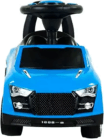 Lexi Autós bébitaxi felnyithahtó csomagtartóval - kék