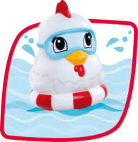 Simba ABC 2 darabos Tengerész állatkák fürdőjáték