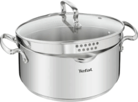 Tefal G7194656 Duetto+ Nemesacél Lábas Üveg fedővel 24cm - Inox