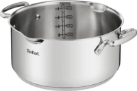 Tefal G7194656 Duetto+ Nemesacél Lábas Üveg fedővel 24cm - Inox