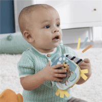 Fisher-Price Sensimals szenzoros vidrapajtás fejlesztőjáték puha könyvvel