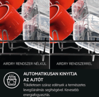 Aeg FEE73517PM Beépíthető mosogatógép 45cm 10 teríték - Inox