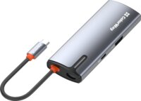 Colorway CW-HUB02 Multifunkciós USB-C HUB 100W (1x USB C + 1x HDMI + 3x USB A 3.0 + 1x RJ45)