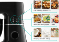 Gorenje MMC1000CSB Konyhai robotgép 6L 1000 Watt - Fekete