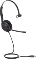 Yealink UH35 USB-A MS Teams Call Center Mono Headset - Fekete