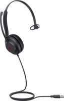 Yealink UH35 USB-A MS Teams Call Center Mono Headset - Fekete