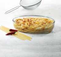 Pasabahce Borcam Ovális Hőálló üvegedény fogóval 26x18cm 1,6L - Átlátszó