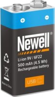 Newell NL3465 Újratölthető litium blokkelem USB-C 500mAh 9V