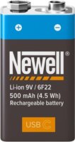 Newell NL3465 Újratölthető litium blokkelem USB-C 500mAh 9V