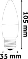 Avide LED Candle izzó 6,5W 4000K E27 - Természetes fehér