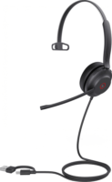 Yealink UH37 USB-C/A UC Call Center Mono Headset - Fekete