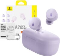 Baseus Bowie E18 TWS Bluetooth Fülhallgató Headset - Lila