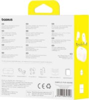 Baseus Bowie E18 TWS Bluetooth Fülhallgató Headset - Fehér